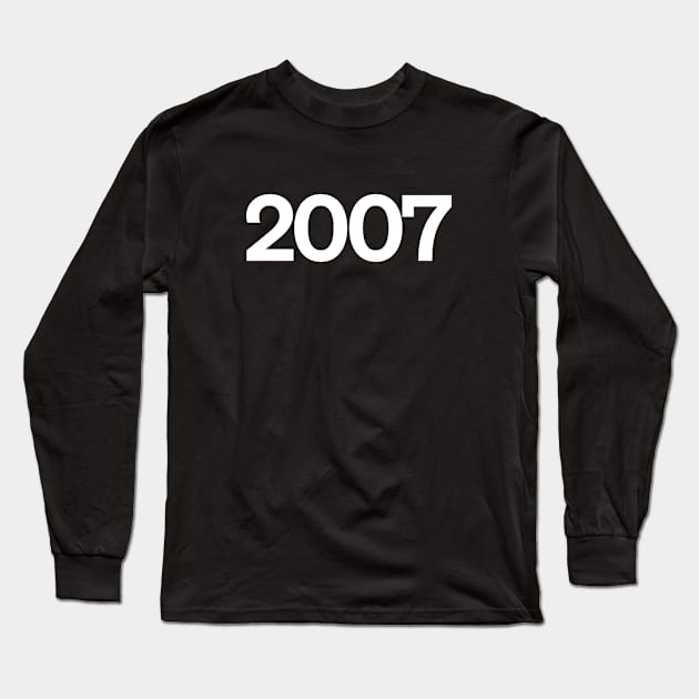 2007 Long Sleeve T-Shirt by Monographis